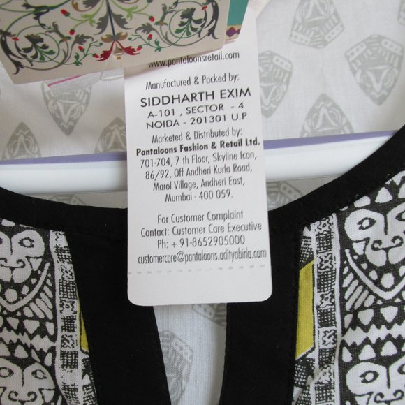 Akkriti Cotton Cool Sleeveless Tunic Top NWT - Picture 6 of 10